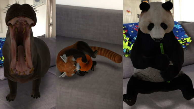 Поисковик Google обогатился 50 моделями животных