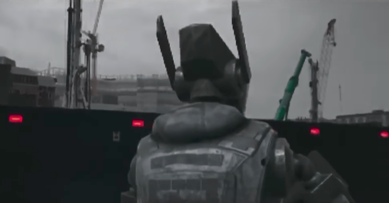 #MadeWithARKit: робот на улице