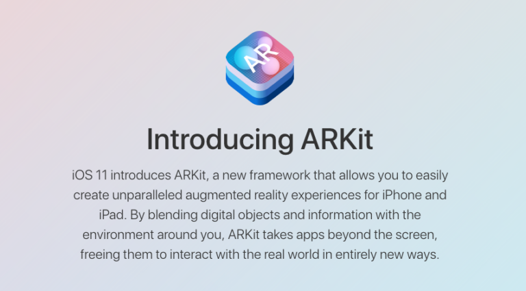 Apple обновила рекомендации по разработке с ARKit