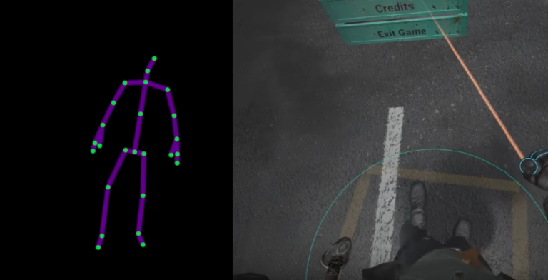 Driver4VR: эмулятор Vive Tracker на Kinect