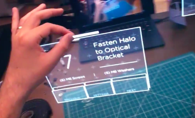 Leap Motion показала сворачиваемый интерфейс дополненной реальности