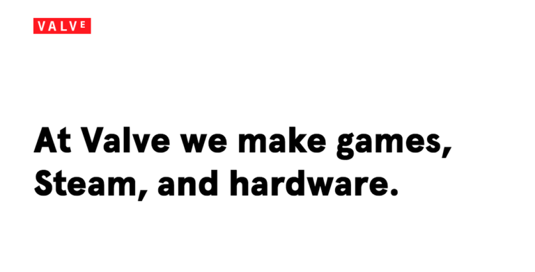 Новый сайт Valve: компания только начинает работу с виртуальной реальностью