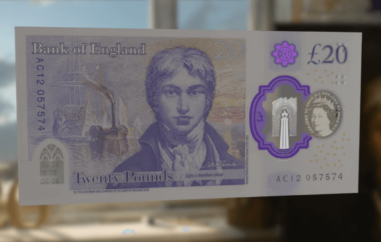 Новая купюра в 20 фунтов раскрывается в Snapchat