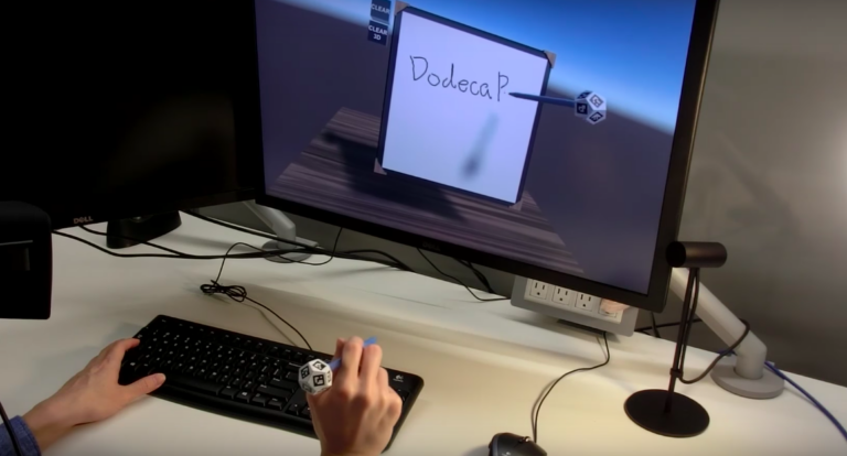 DodecaPen — стилус для дополненной и виртуальной реальности из ручки и додекаэдра