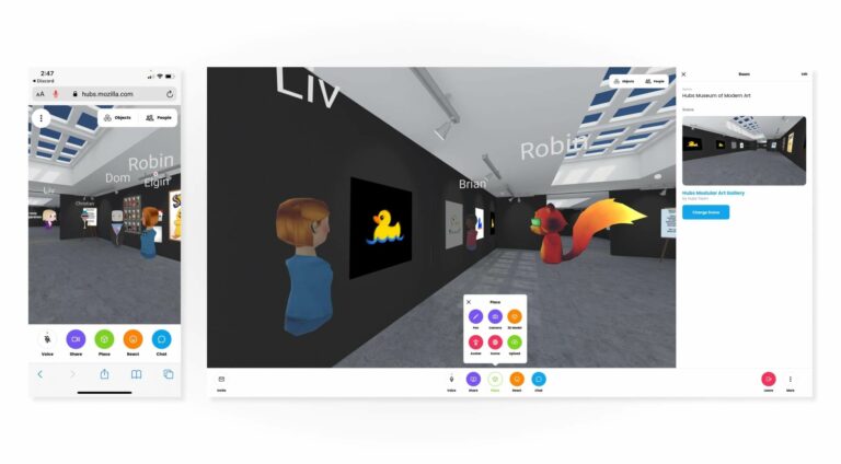 Mozilla Hubs: редизайн для всех платформ