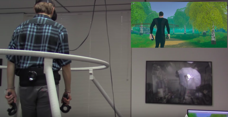 Новая версия дорожки Infinadeck стала точнее с Vive Tracker