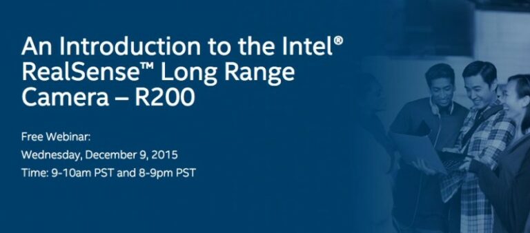 Вебинар: введение в разработку для Intel RealSense R200