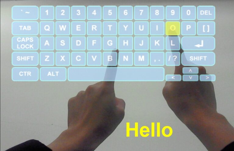 AR-очки K-Glass 3 позволяют набирать текст на виртуальной клавиатуре и работают больше 24 часов