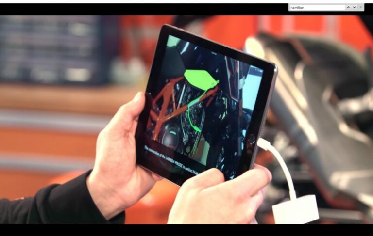 KTM разработала приложение дополненной реальности для обслуживания мотоциклов