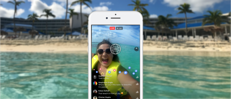 Прямые эфиры в сферическом формате доступны всем пользователям Facebook