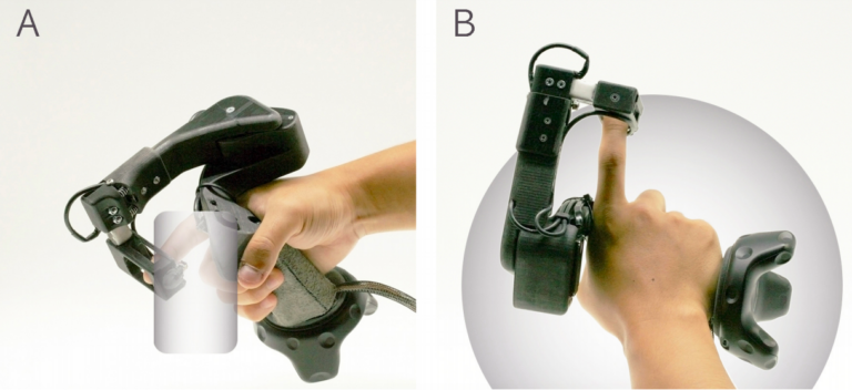 Контроллер CLAW даёт почувствовать виртуальные объекты, но только одним пальцем