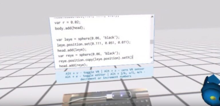 Разработчик AltspaceVR представил текстовый VR-редактор для кодинга