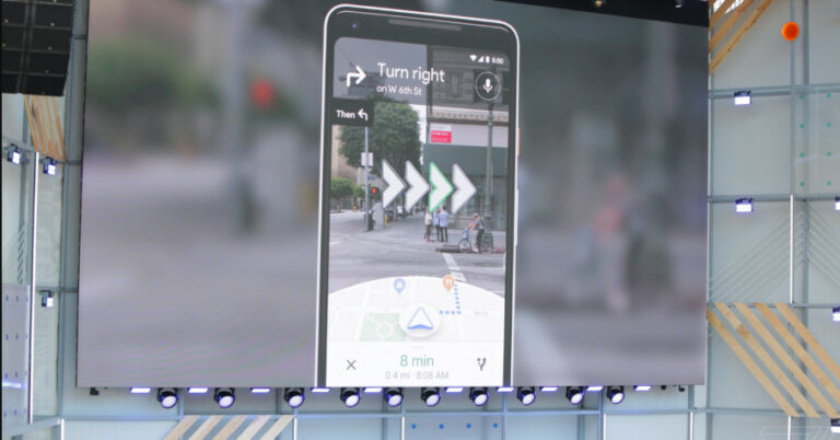 Дополненная реальность принесёт в Карты Google указатели и провожатых