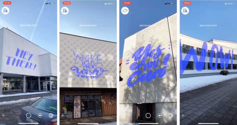 SketchAR научили украшать фасады зданий