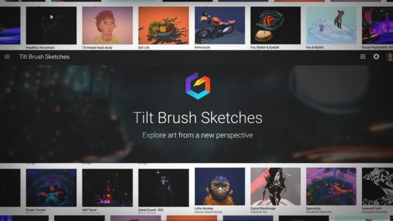 В Tilt Brush появились социальные функции и продвинутые настройки