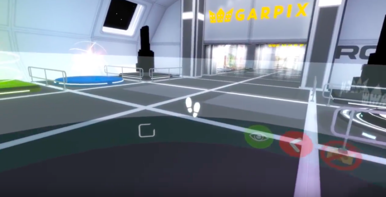 Garpix предлагает управлять виртуальной реальностью с помощью полосы посередине экрана