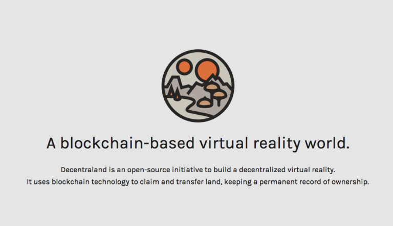 Decentraland — вселенная виртуальной реальности на принципах Bitcoin