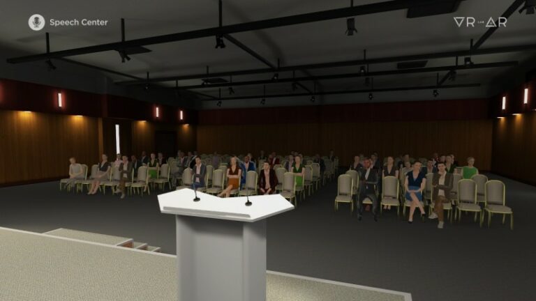VRAR Lab анонсировала VR-приложение для подготовки к публичным выступлениям Speech Center (Обновлено: приложение доступно)