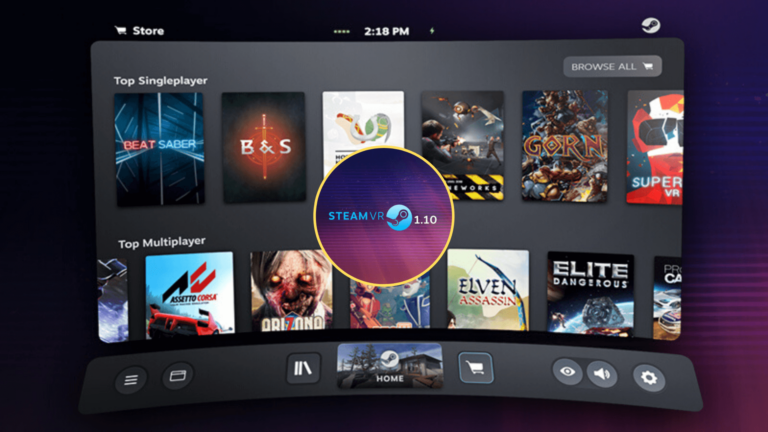 SteamVR 1.10: новое меню и другие важные изменения