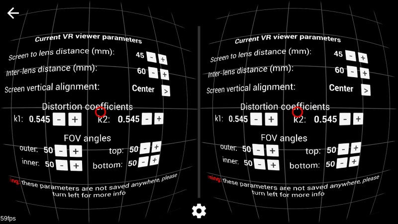 VR Calibration for Cardboard 3