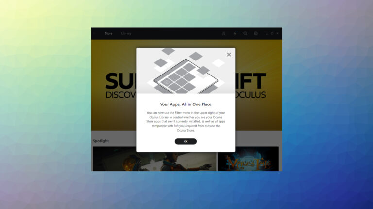 В Oculus Home теперь можно запускать игры из Steam