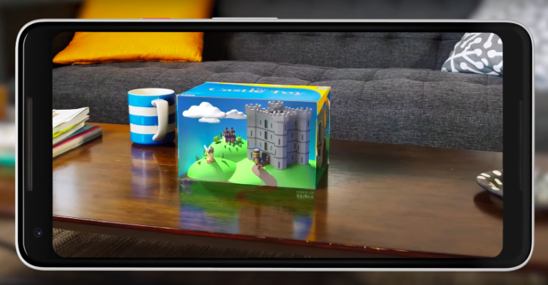 В ARCore 1.2 появилось распознавание вертикальных поверхностей