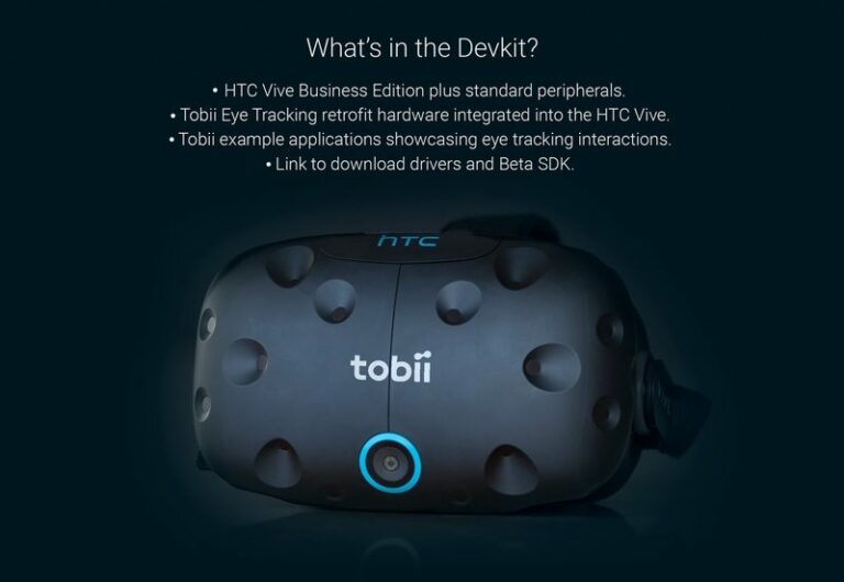 Tobii принимает заказы на окулографическое дополнение к HTC Vive