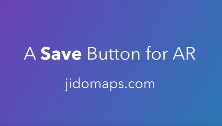Jido Maps создала API для сохранения дополненной реальности