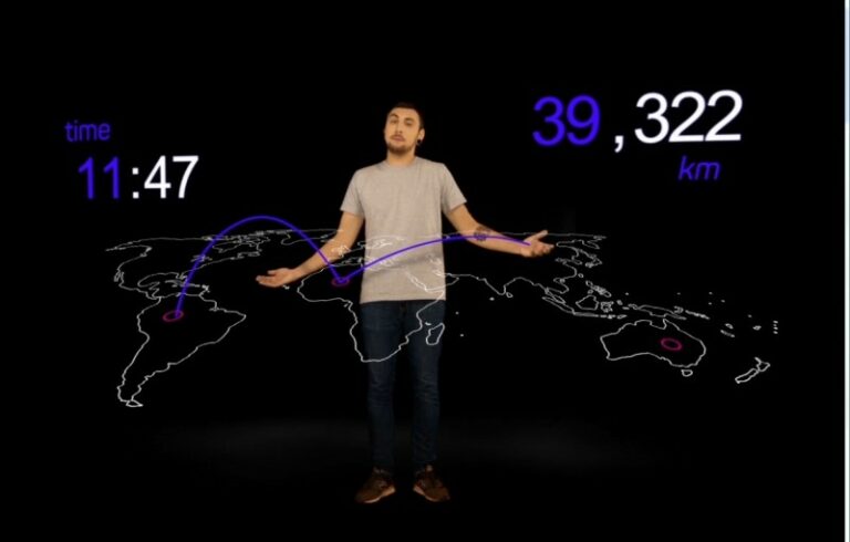 В Музее Москвы показывают голографический видеоблог