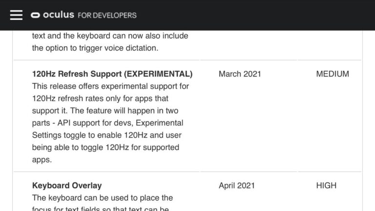 Приложения для Quest 2 смогут работать на 120 герцах уже в марте