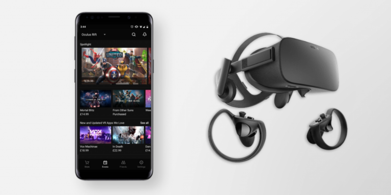 Вы можете устанавливать приложения для Rift со смартфона