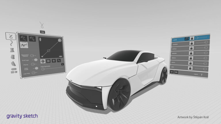 Gravity Sketch стал бесплатным