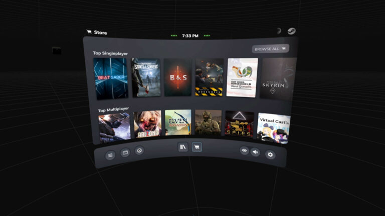 Новый интерфейс SteamVR: прощай, Big Picture