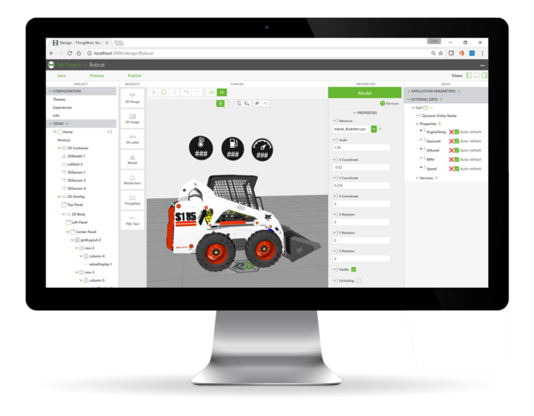 PTC выпускает корпоративный инструментарий дополненной реальности ThingWorx Studio