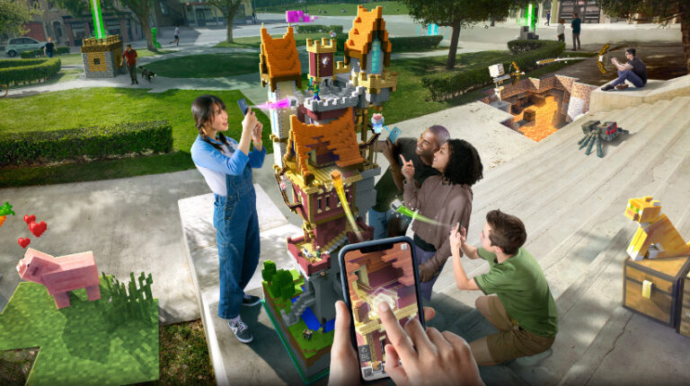 Microsoft официально представила Minecraft Earth