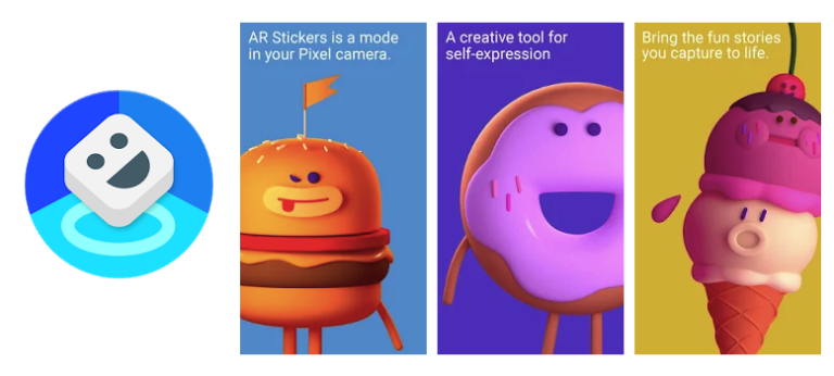 Стикеры дополненной реальности от Google получили эмодзи с едой