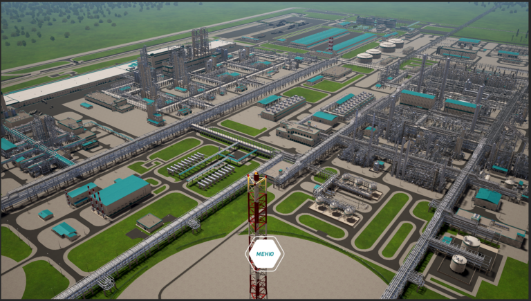 КРОК разработала ВР-модель химического завода СИБУРа
