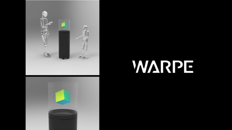 Ricoh тестирует «голографический» рекламный стенд WARPE