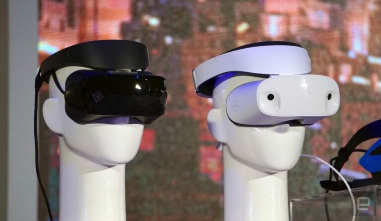 Фото: шлемы ASUS и Dell для Windows Mixed Reality