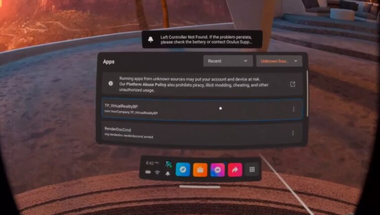 Oculus показала новую панель инструментов Quest. Ярлыки приложений похожи на смартфонные