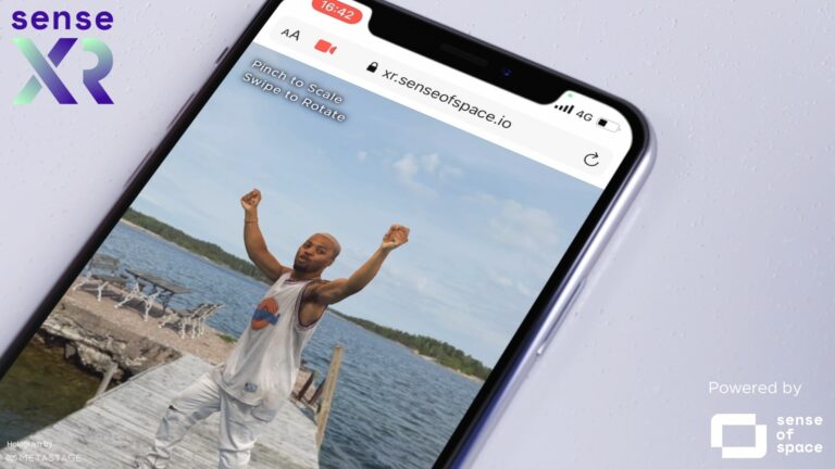 Sense XR: создание и публикация дополненной реальности из видео в вебе