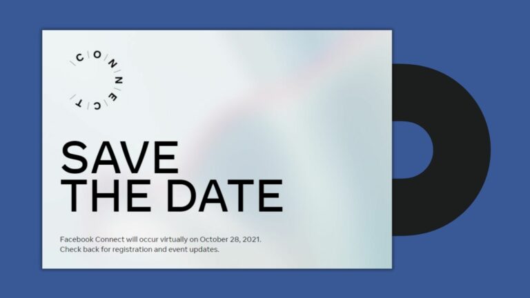 Facebook Connect 2021 пройдёт онлайн и одним днём