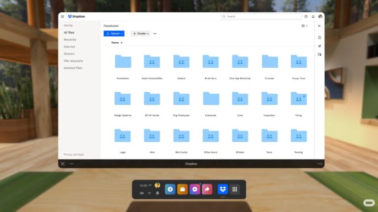 На Quest появились 2D-приложения с многозадачностью. Первыми стали Facebook, Instagram, Smartsheet и Spike