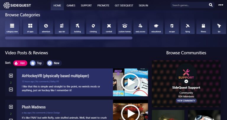 SideQuest проинвестирован ещё на $3 млн и развивается в сторону платформы для разработчиков