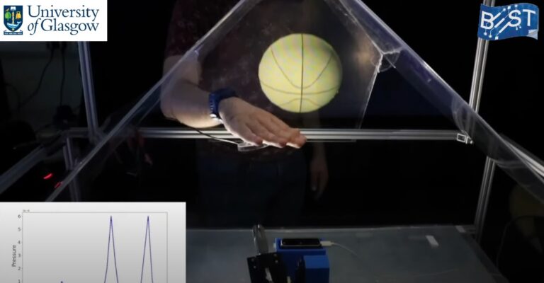 Университет Глазго показал псевдоголограммы с тактильной обратной связью