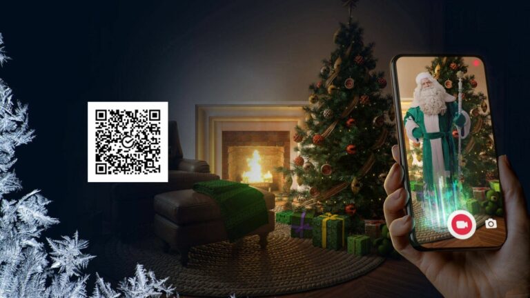 WebAR на службе Деда Мороза: Сбер приглашает рассылать технологичные поздравления