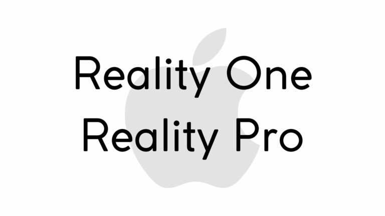 Apple регистрирует торговые марки Reality One, Reality Pro и Reality Processor