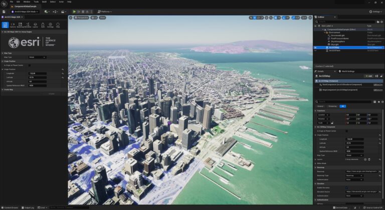 Esri выпустила SDK ArcGIS Maps для Unity и Unreal Engine