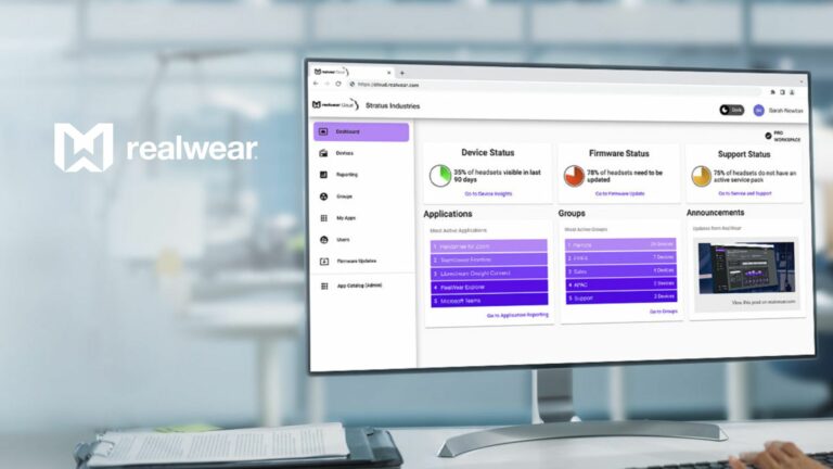 RealWear выпустила новую облачную платформу управления парком устройств