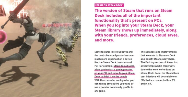 Valve перенесёт интерфейс Steam Deck в SteamVR